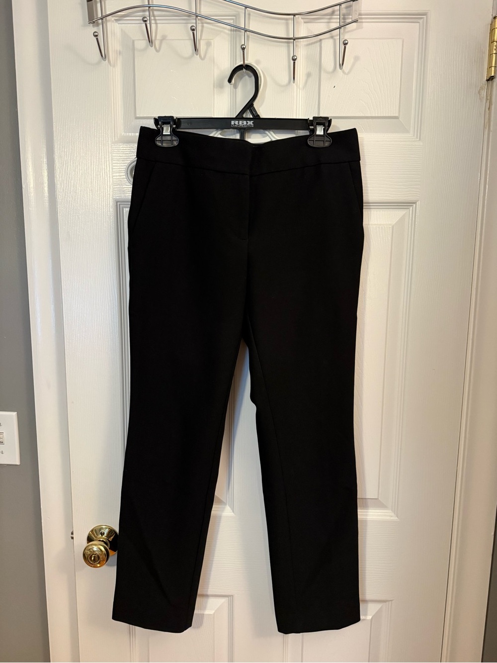 LOFT Black Straight Leg Work Trousers